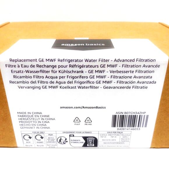 Advanced Replacement GE MWF Refrigerator Water Filter by Amazon Single - Picture 3 of 4